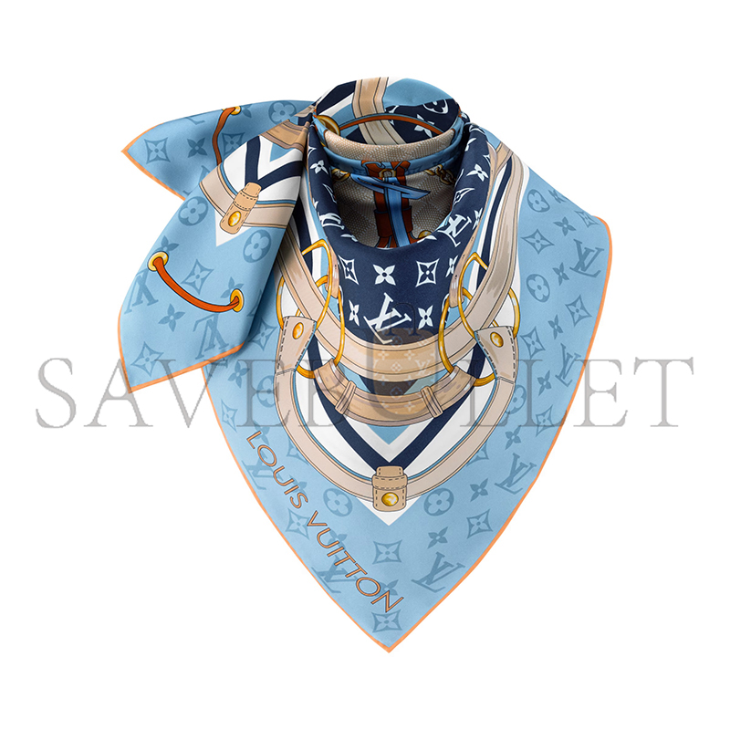 LOUIS VUITTON FLOWER AND STRAPS SQUARE 90 M96123 (90*90cm)